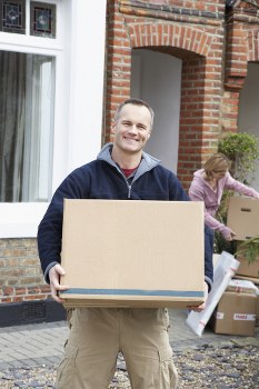 Man and van vehicle ready for a local move in Stoke Newington