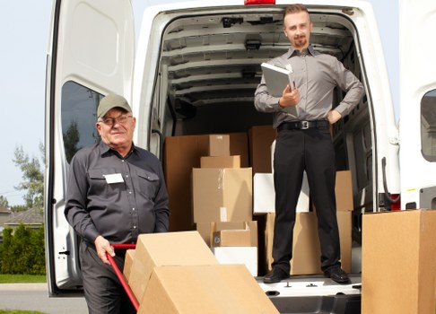 Movers planning a house removal in Stoke Newington