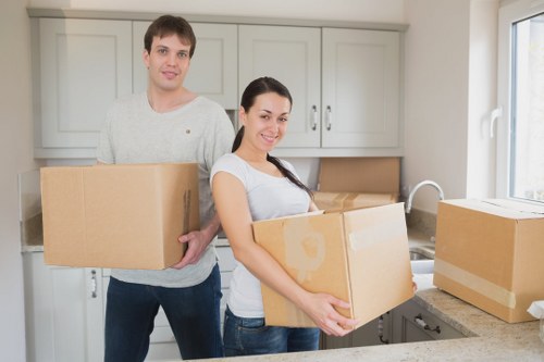 Packing and moving office furniture for a Stoke Newington business
